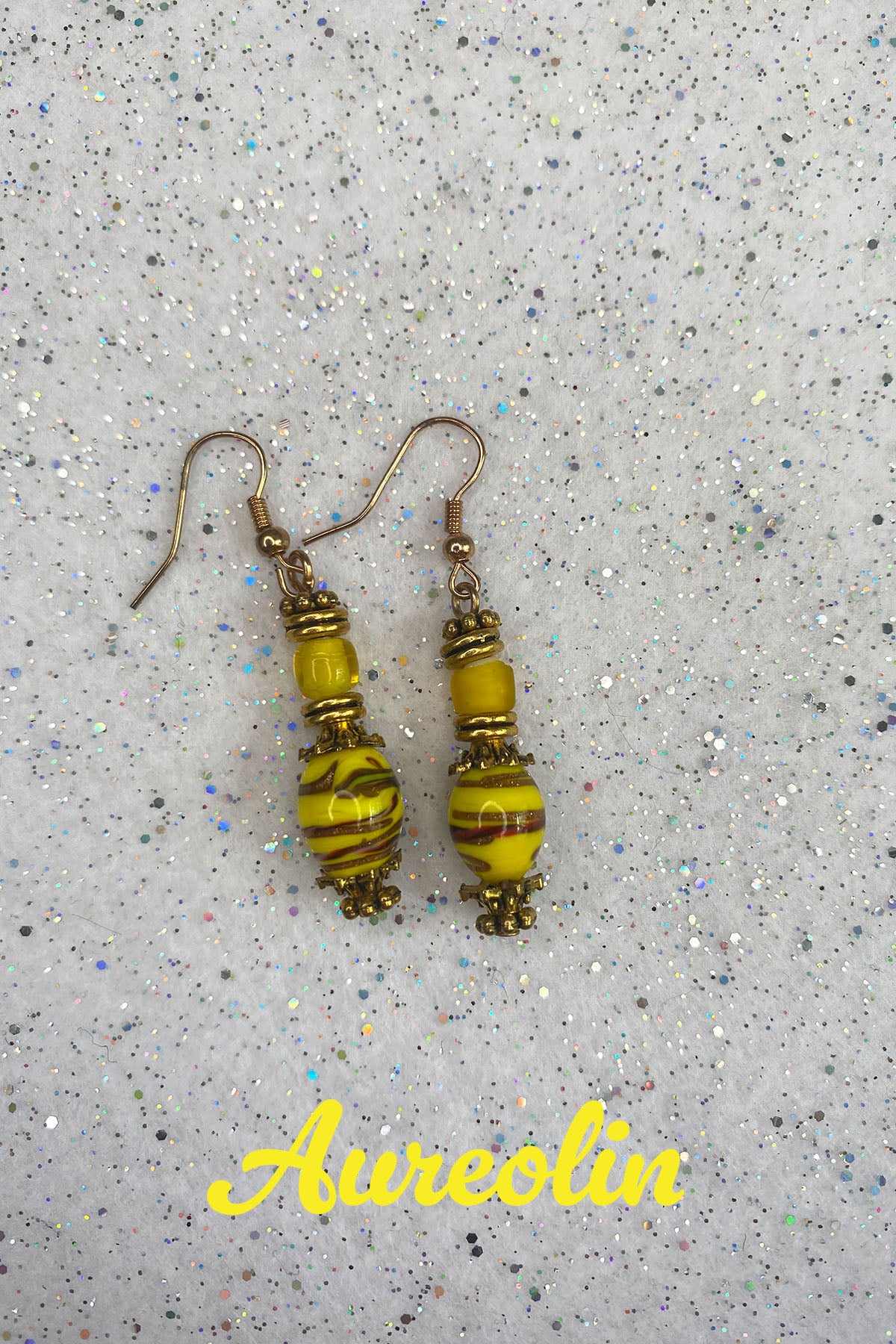 Yellow Earrings