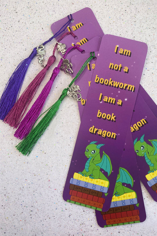 Book Dragon Bookmark