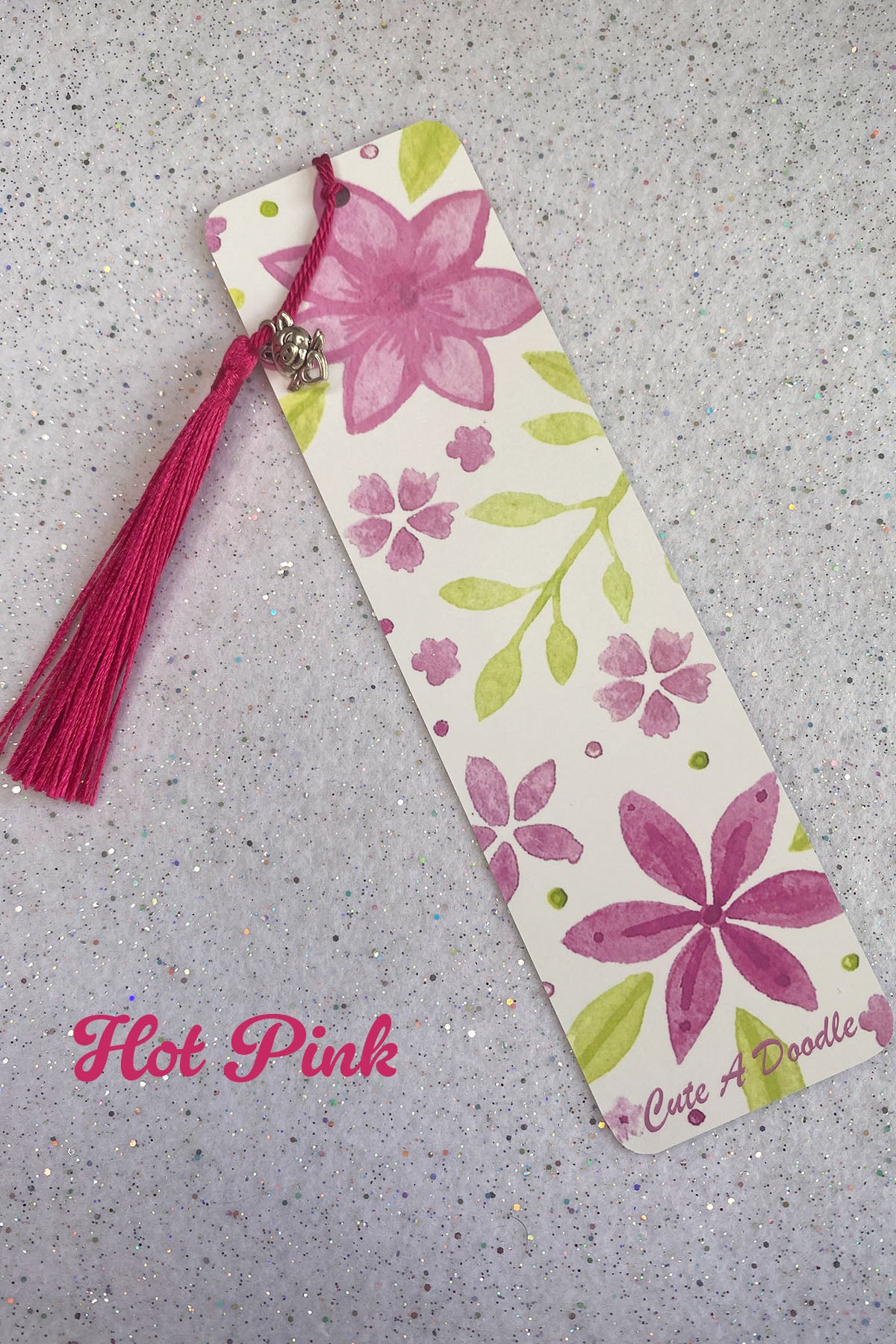 Floral Water colour bookmark