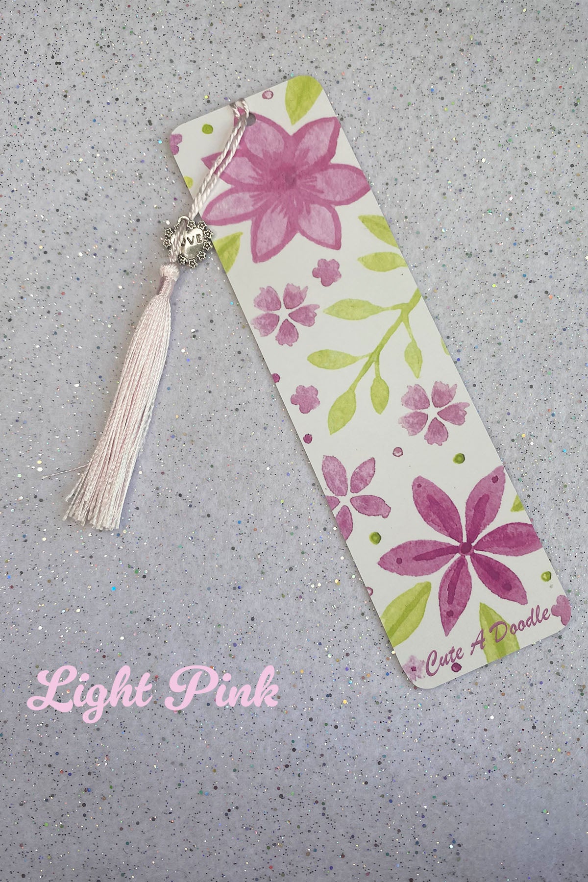 Floral Water colour bookmark