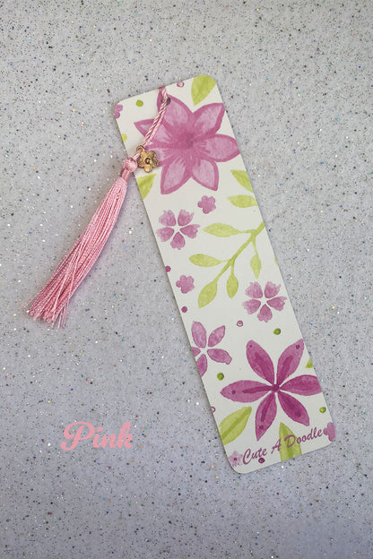 Floral Water colour bookmark