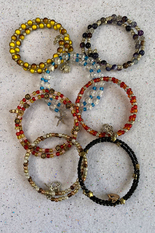 Beaded Hooped Bracelet