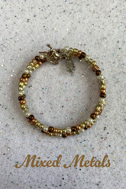 Beaded Hooped Bracelet